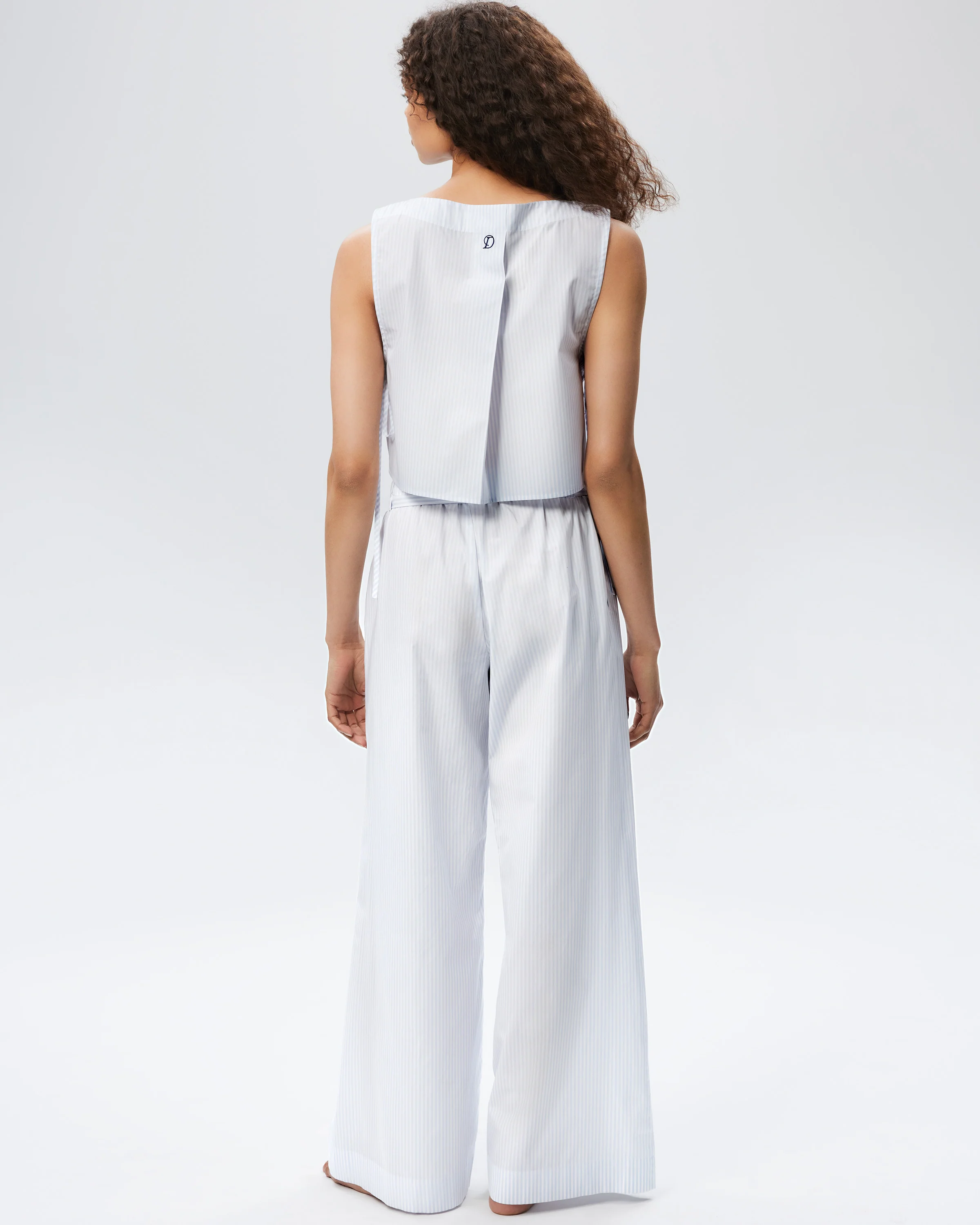 The Golden Hour Pant - Cloud Stripe - Image 5