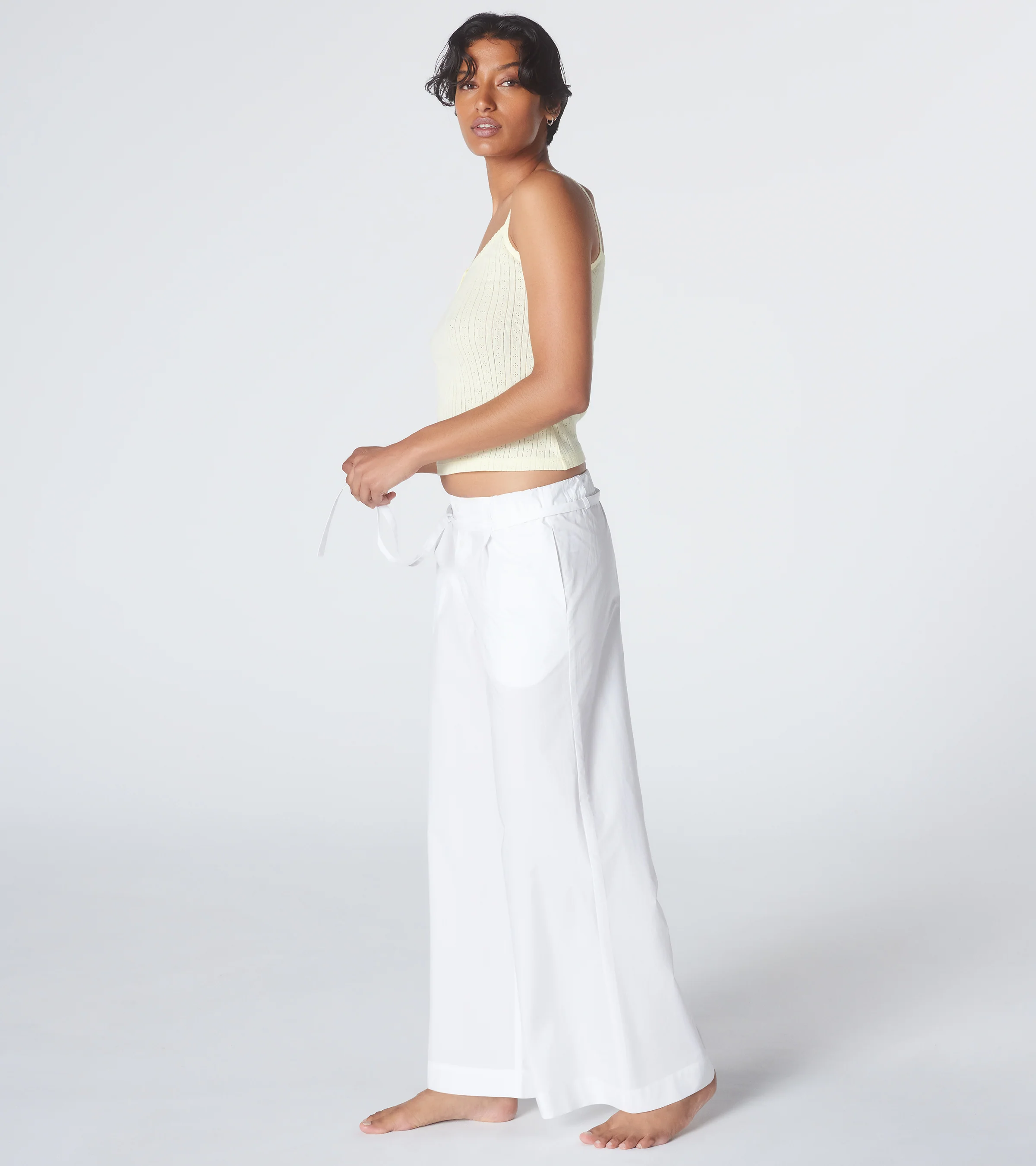 The Golden Hour Pant - White - Image 4