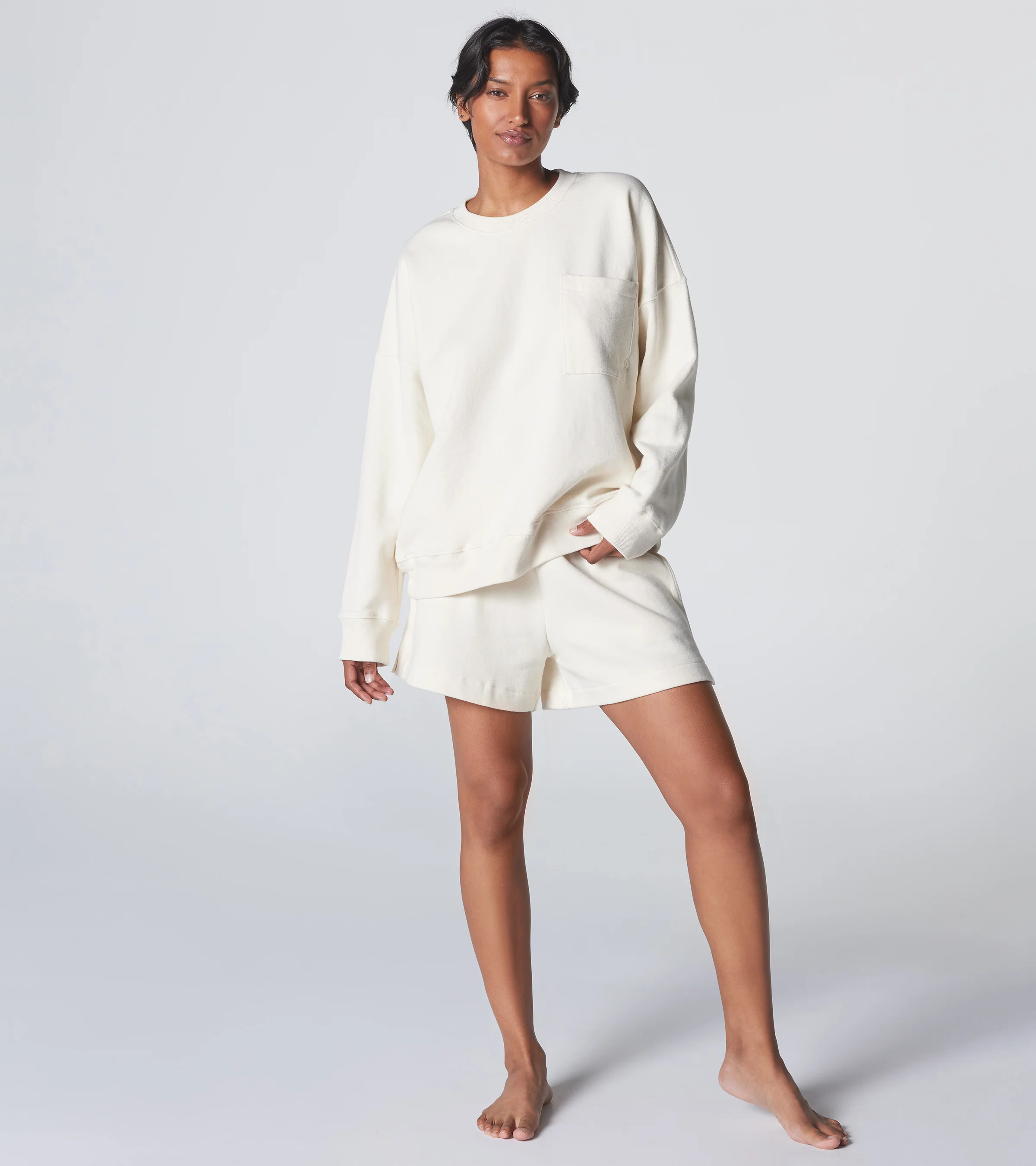 The Golden Night Sweatshirt - Whipped Cream - Image 3