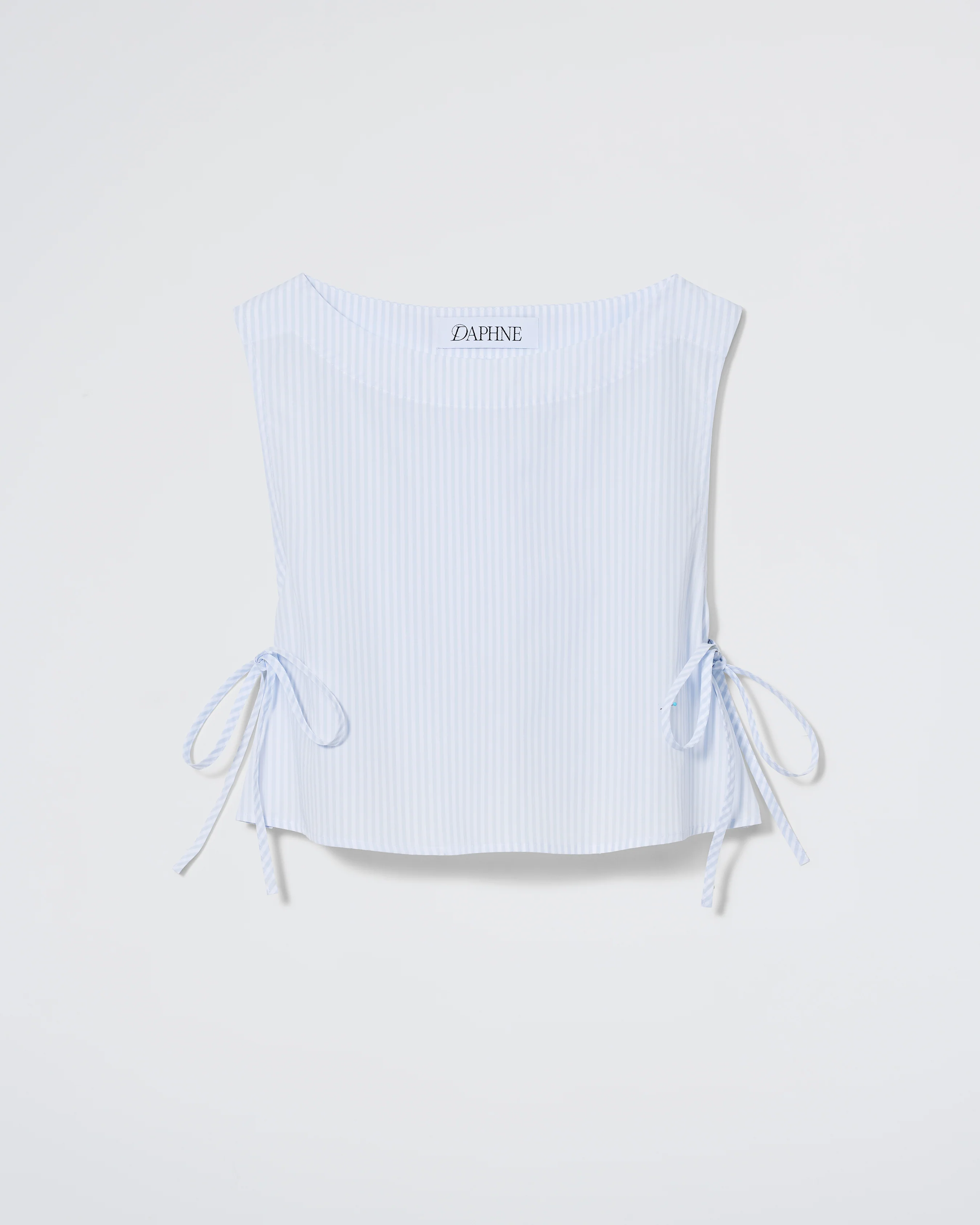 The Nightcap Top - Cloud Stripe