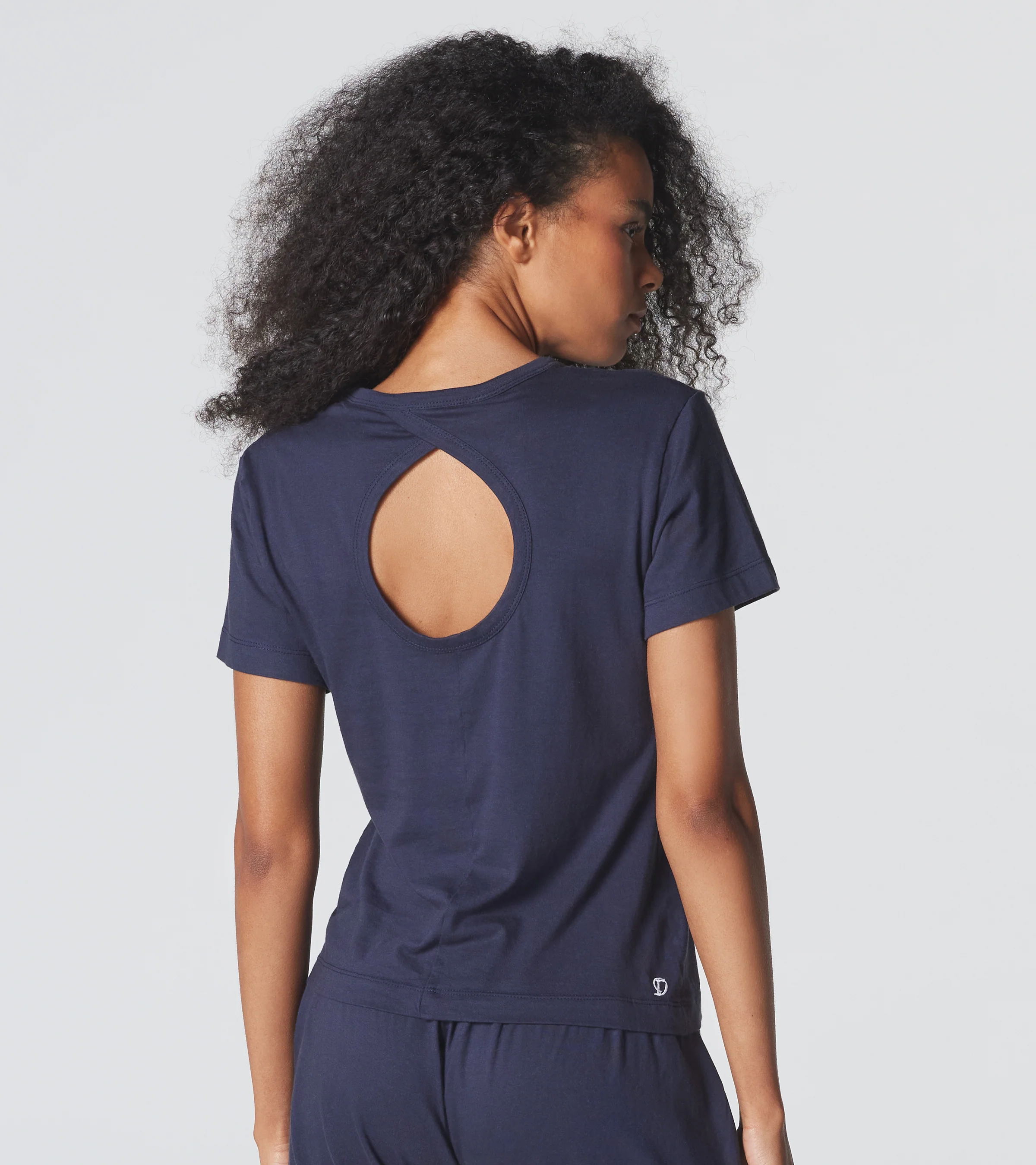 The Room Key Short Sleeve - Navy - Image 5