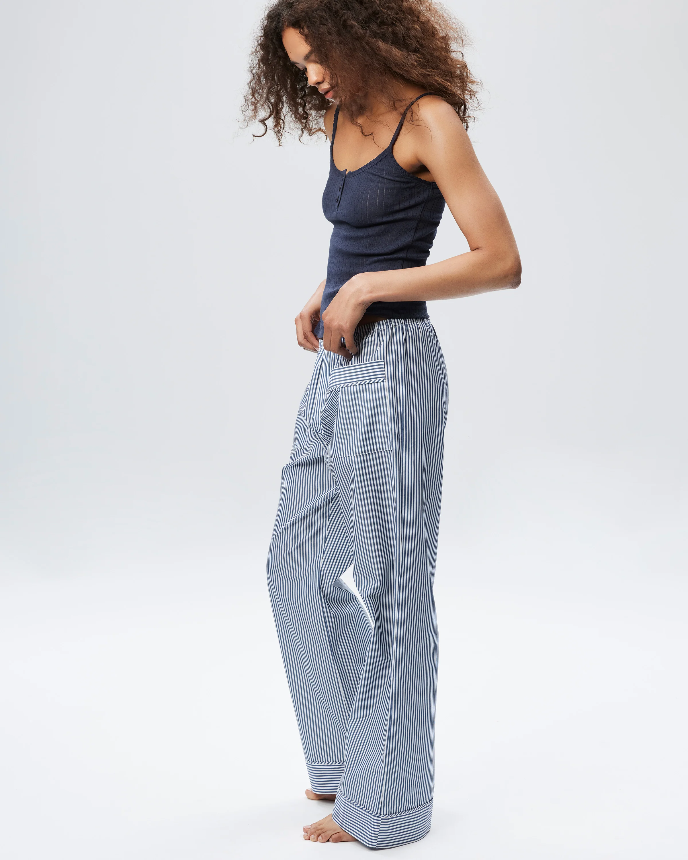 The Shut Eye Pant - Midnight Stripe - Image 3