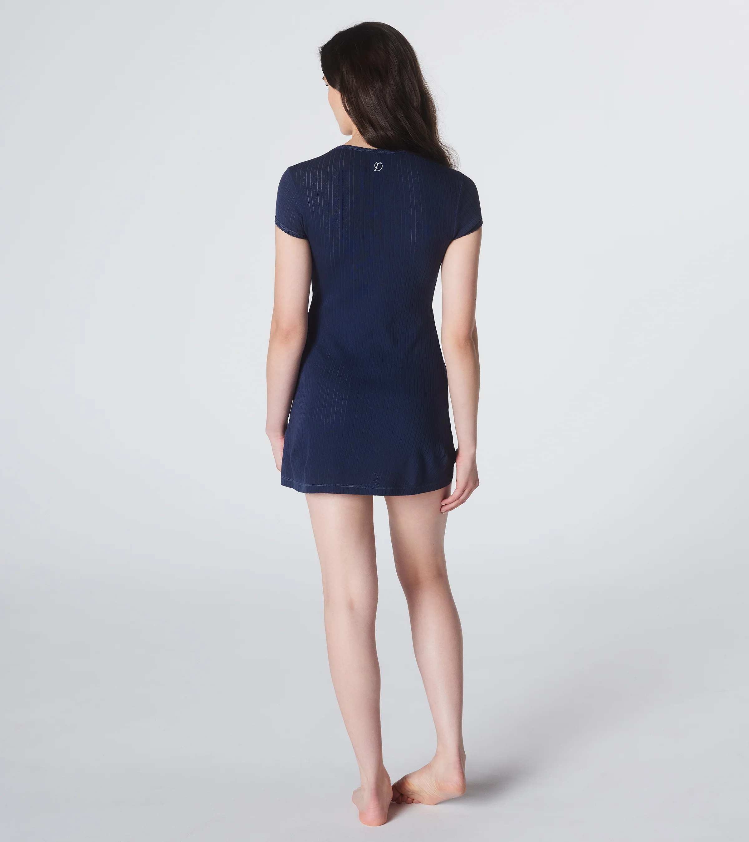 The Snooze Mini Dress - Navy - Image 3