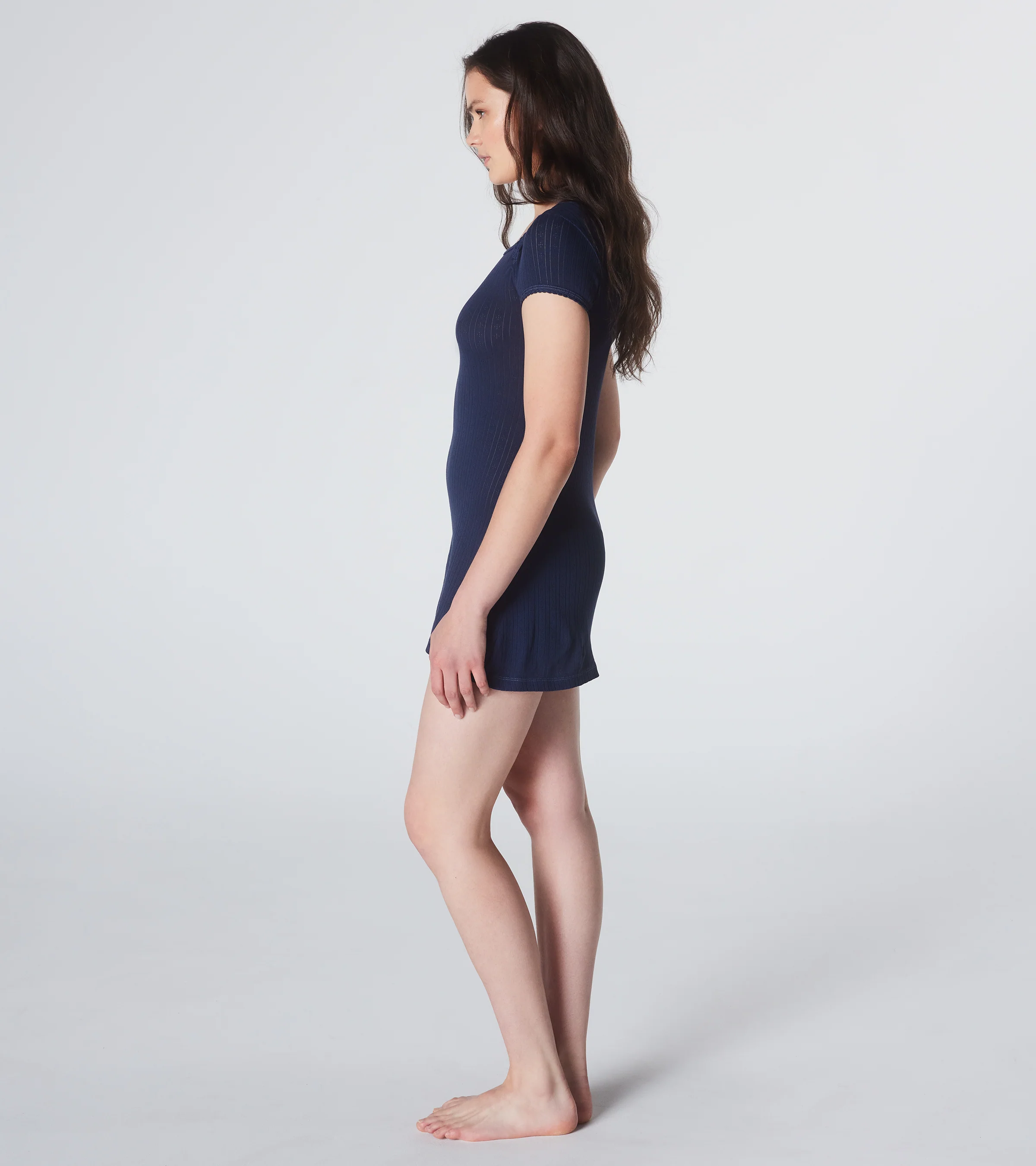 The Snooze Mini Dress - Navy - Image 4