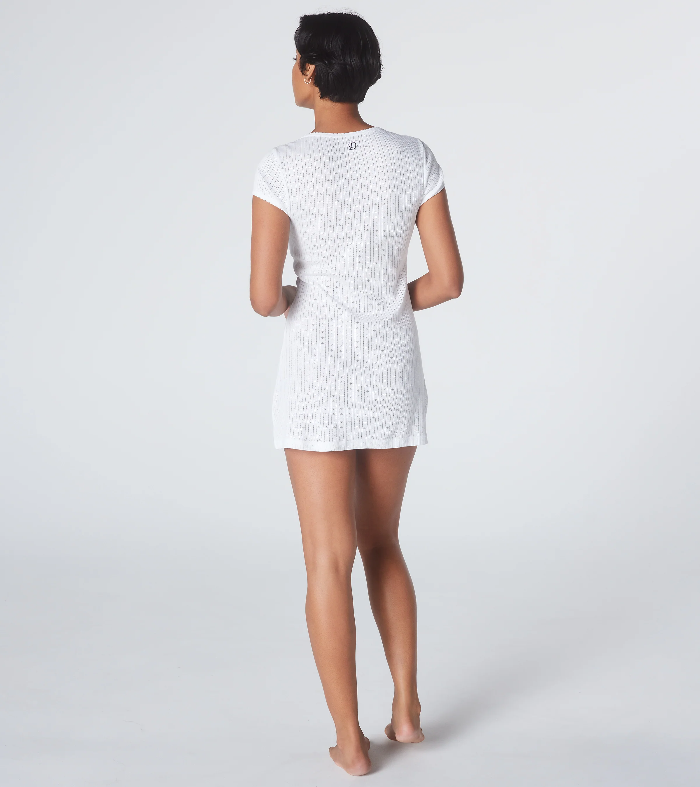 The Snooze Mini Dress - White - Image 3