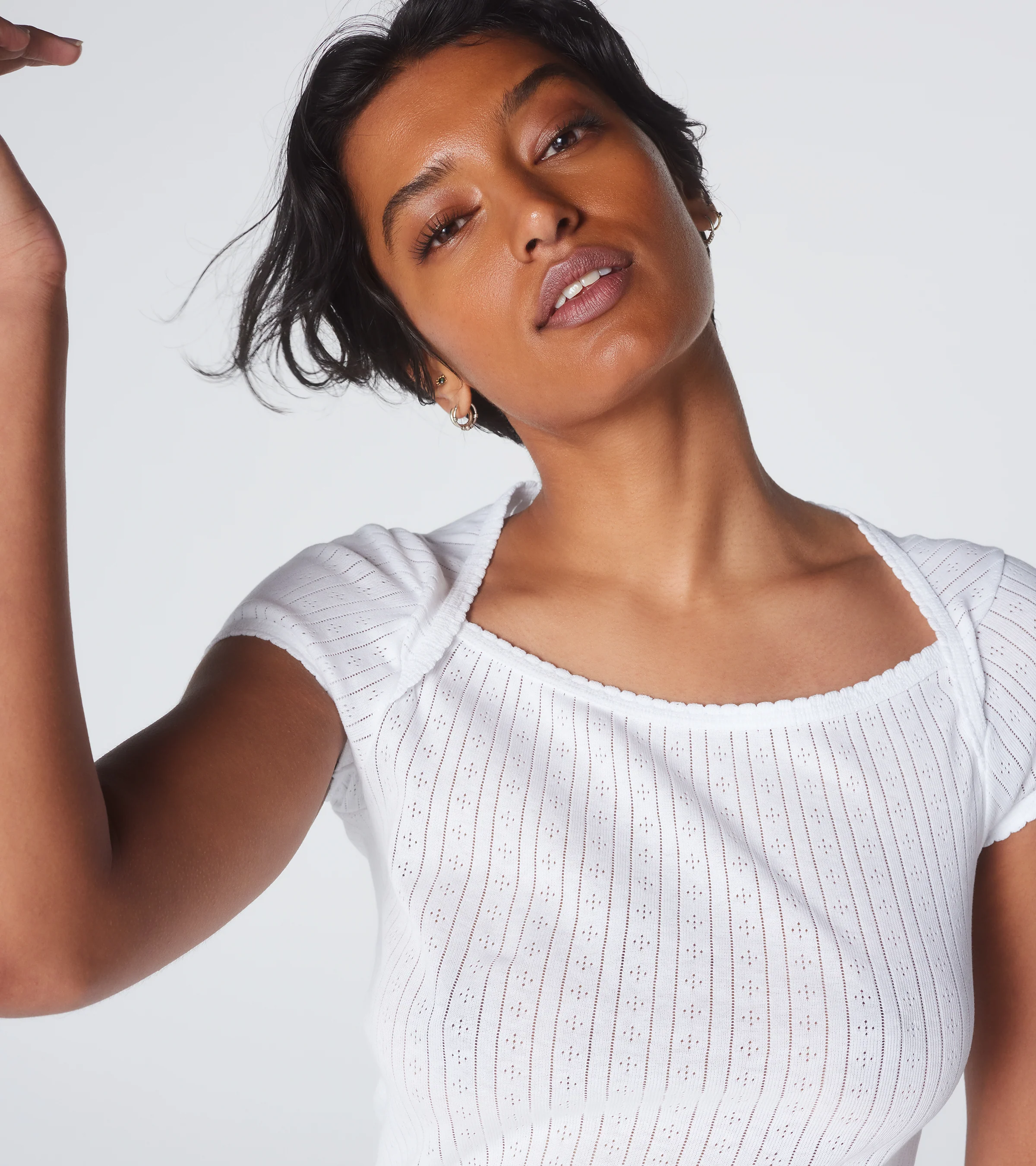 The Snooze Mini Dress - White - Image 5